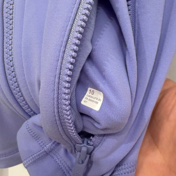NEW Lululemon Define Cropped Jacket Nulu in Dusty Lilac Size 10 - Picture 8 of 10